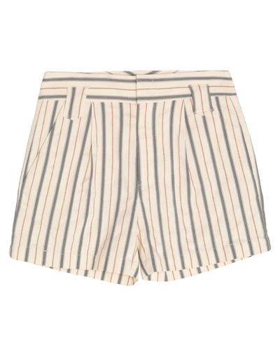 Dondup Woman Shorts & Bermuda Shorts Grey Size 30 Cotton, Viscose, Acetate, Linen, Elastane