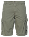 Lyle & Scott Man Shorts & Bermuda Shorts Military Green Size 31 Cotton