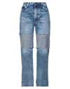 Maison Margiela Reverse-panel High-rise Boyfriend Jeans In Blue