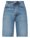 Haikure Woman Denim Shorts Blue Size 28 Cotton In Blue