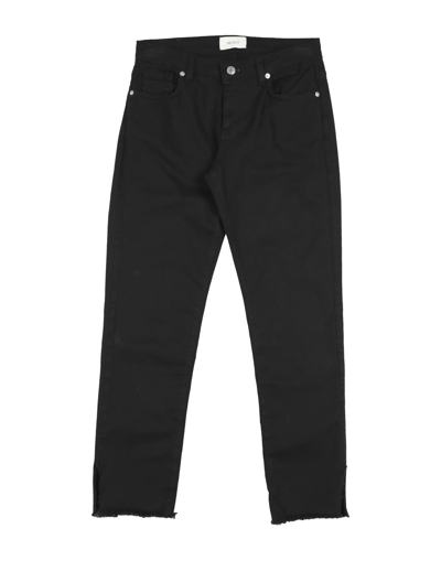Vicolo Babies'  Toddler Girl Pants Black Size 6 Cotton, Elastane