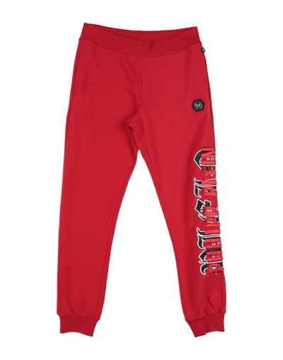 Philipp Plein Kids' Pants In Red