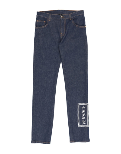 Versace Young Kids' Jeans In Blue