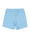 Philipp Plein Shorts & Bermuda Shorts In Sky Blue