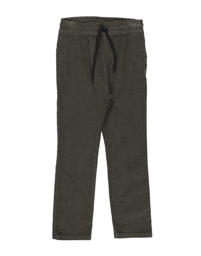 Paolo Pecora Kids' Pants In Military Green