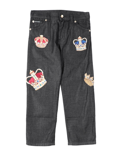 Dolce & Gabbana Kids' Jeans In Black