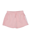 Kenzo Two-tone Leg Logo-print Shorts In Pink