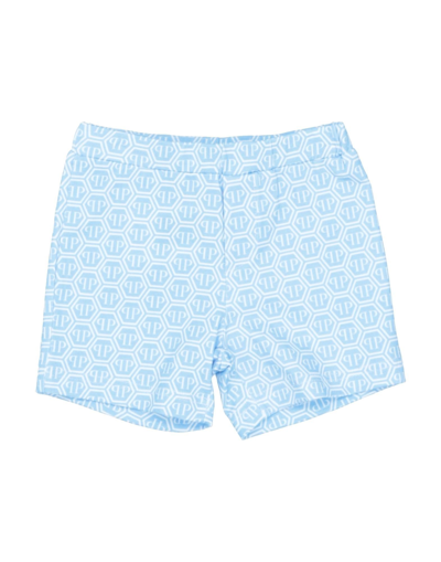 Philipp Plein Kids' Shorts & Bermuda Shorts In Blue