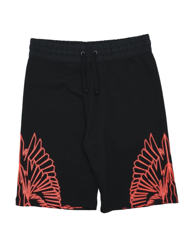 Marcelo Burlon County Of Milan Kids' Shorts & Bermuda Shorts In Black