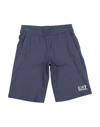 Ea7 Kids' Shorts & Bermuda Shorts In Dark Blue