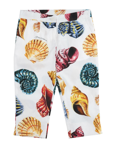 Dolce & Gabbana Babies'  Toddler Girl Pants White Size 4 Cotton