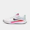 Nike Men's Air Zoom Winflo 8 Running Shoes In White/black/bright Crimson/total Orange/pink Blast/pure Platinum
