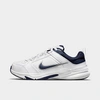 Nike Men's Defy All Day Training Shoes (extra Wide Width 4e) In White/midnight Navy/metallic Silver