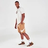 Nike Men's Sportswear Club Graphic Shorts In Dark Driftwood/dark Driftwood
