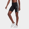 Adidas Originals Adidas Plus Size Essentials 3-stripes Bike Shorts In Black/white