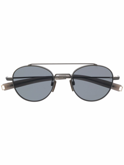 Dita Eyewear Round-frame Sunglasses In Silber