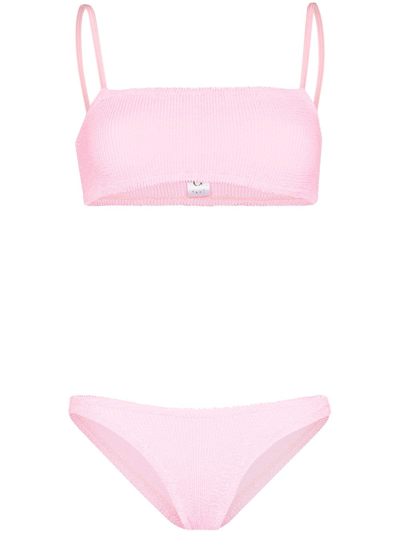 Hunza G Gigi Two-piece Bikini Swimsuit In Pink