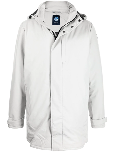 North Sails Long-sleeve Raincoat In 白色