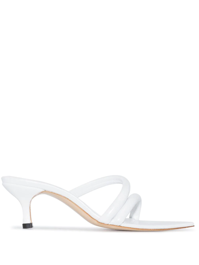 Tabitha Ringwood Clove 65mm Leather Sandals In White