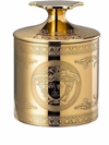 Versace Golden Medusa Scented Votive With Lid In Gold