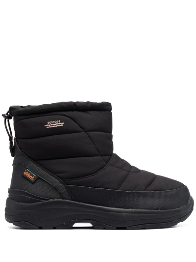 Suicoke Bower Padded Ankle Boots In Black
