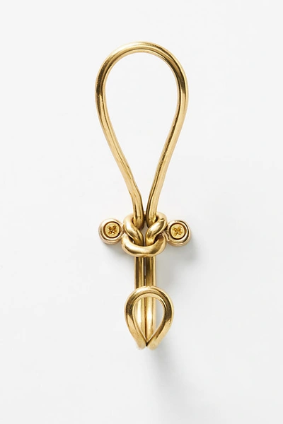 Anthropologie Adeline Knotted Hook In Gold