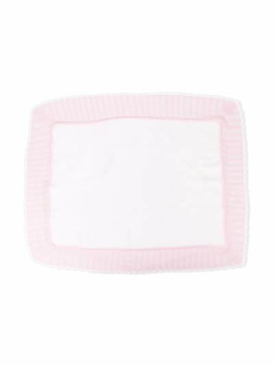 Siola Ribbed Edge Blanket In White