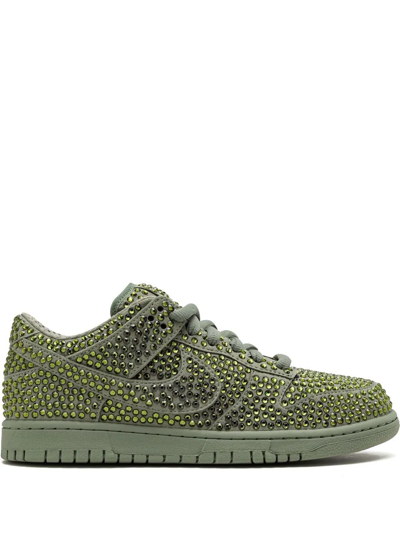 Nike X Cactus Plant Flea Market X Swarovski Dunk Low Sneakers In Green