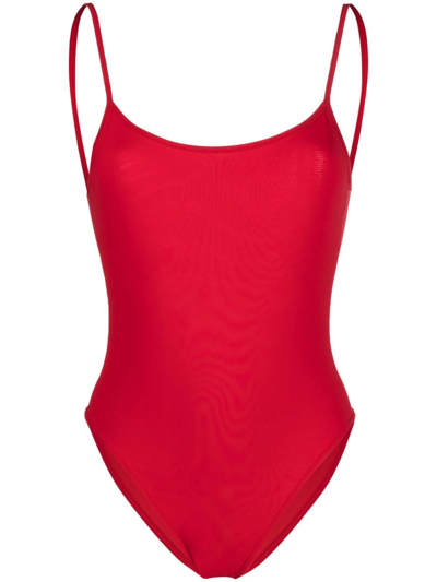 Manokhi Scoop-neck Swimsuit In Rot
