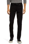 Frame L'homme Slim Fit Five-pocket Twill Pants In Noir