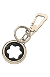 Montblanc Men's Meisterstück Spinning Logo-emblem Key Fob In Black