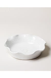 Farmhouse Pottery Laurel Glazed Stoneware Pie Dish In Brown