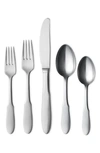 Georg Jensen Mitra Five-piece Flatware Place Setting In Silver