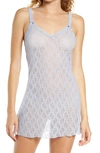 B.tempt'd By Wacoal Lace Kiss Chemise In Brunnera Blue