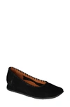 L'amour Des Pieds Tiffanie Flat In Black