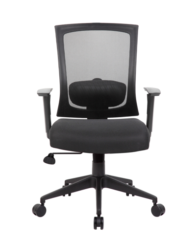 Boss Office Products Mesh Back Task Chair In Black