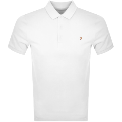 Farah Vintage Blanes Polo T Shirt White