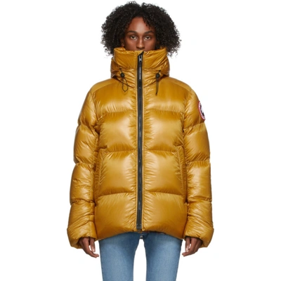 Canada Goose Crofton Puffer In Yellow