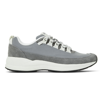 A.p.c. Grey Reflective Jay Sneakers In Rab Argent