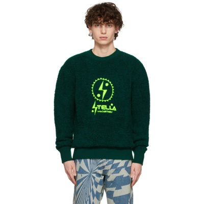 Stella Mccartney Green Tom Tosseyn Edition Logo Sweatshirt In 3011 Dark Green
