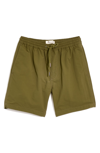 Madewell Everywear Shorts In Desert Olive