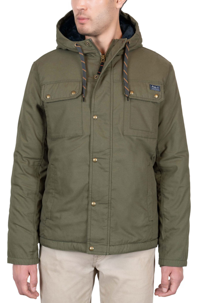 Hawke And Co Weather-resistant Jacket In Olive Night