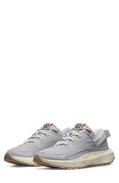 Nike Crater Remix Sneaker In Grey/ Barely Volt/ Wheat