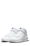 Nike Dunk High Embellished Leather High-top Sneakers In Summit White/ Sail/ Black