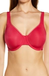 Wacoal Women's High Standards Underwire Bra 855352 In Persian Red