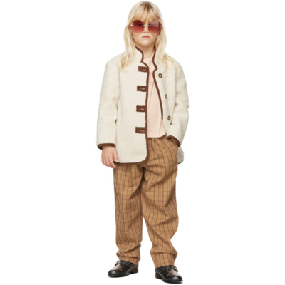 Chloé Kids Off-white Fleece Jacket In 148 Ivory ModeSens