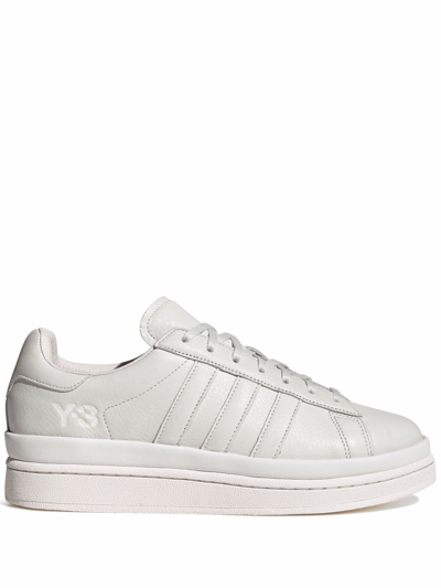 Y-3 Hicho Low-top Lace-up Sneakers In White