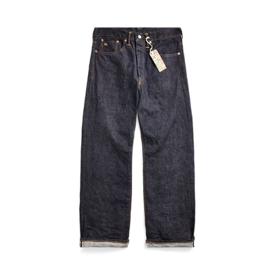 Double Rl Vintage 5-pocket Fit Selvedge Jean In East/west Rinse