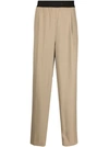 Fear Of God Beige Everyday Straight Leg Trousers In Brown