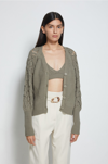 Spring/summer 2021 Ready-to-wear Adeline Cardigan In Eucalyptus